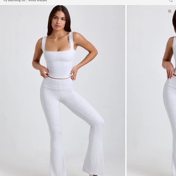 Jules ribbed modal flared pants - Picture 5 of 12